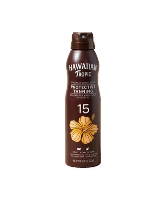 Spray bronceador Hawaiian Tropic Dry Oil - 6 oz - FPS 15 Foto 1 de 3