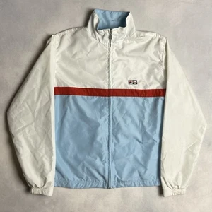 Fila Chaqueta de Entrenamiento Hombre M Vintage Blanco Babyblue Colorblock Ch... - Imagen 1 de 8