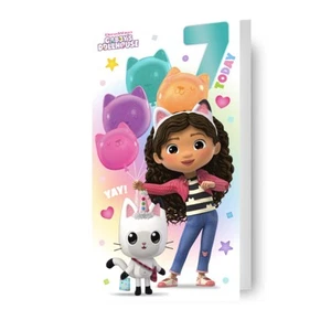 Gabby's Dollhouse Age 7 Birthday Card - Picture 1 of 3