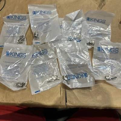 Lot Of 9 Kings Electronics 2065-10-9 RF Coaxial  Connector. - Image 1 of 3