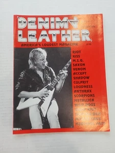 July 1984 Denim & Leather Fanzine/Magazine #4 Kiss, Shadow/Pearl Jam, Metallica - Bild 1 von 9