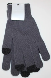 West Loop Unisex Damen grau Strick SMS Handschuhe - grau - OSFM - Neu mit Etikett - Bild 1 von 1