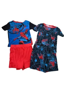 Spider Man Boys Size 6. 4 Piece Pajama Set - Picture 1 of 5
