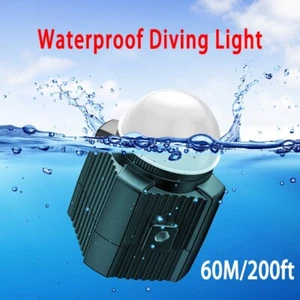 60M Waterproof Diving Light Underwater LED Fill Light For GoPro Hero - Picture 1 of 24