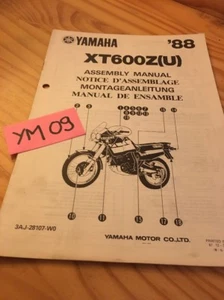 Yamaha XT600Z U XTZ 600 1988 Istruzioni Preparazione Setup Manuale Set-Up - Bild 1 von 6