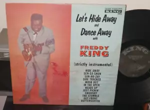 FREDDIE KING Let's Hide Away And Dance Away LP ORIGINAL KING BLUES COVER DAMAGE - Picture 1 of 6