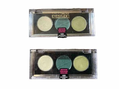 Maybelline Eye Studio Cream Eye Shadow Trio #100 Mysterious Moss Lot Of 2 Sealed - Image 1 of 2
