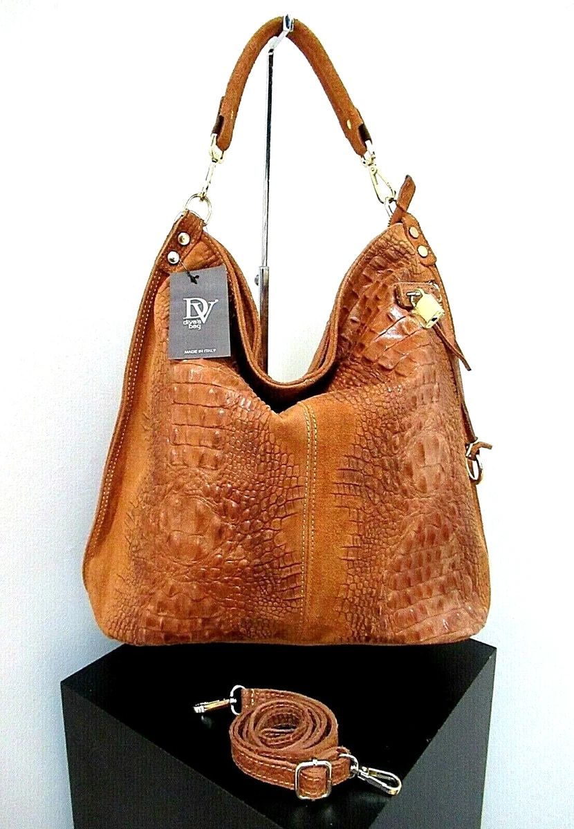 Bolsos Hobo De Cuero Para Mujer, De Gamuza Marrón, Estilo