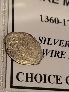 Ancient Russian Wire Money Silver Kopek Wire Money 1360-1710 AD - Picture 1 of 3