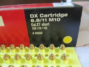 HILTI- 50352 powder cartridges .27 cal,  6.8/11 M   8 strips of 10, 80 shots - Picture 1 of 3