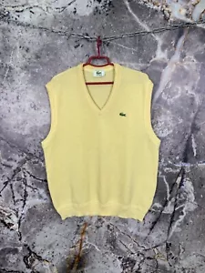 Men’s Lacoste Vest Vintage Luxury Size 7 XXL - Picture 1 of 9