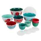 The Pioneer Woman Melamine Mixing Bowl Set with Lids, 18 Piece Set, Sweet Rose