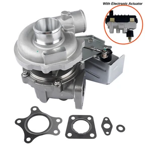 Turbocharger+Electronic Actuator For Jeep Wrangler JK Cherokee Chrysler 2.8 CRD - Foto 1 di 8