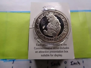 MONEDAS CLÁSICAS WINNIE THE POOH DISNEY CÉSAR RUFO NÍQUEL ESTUCHE PAPEL RARO - Imagen 1 de 5
