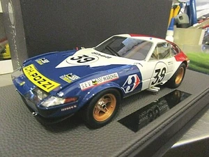 FERRARI 365 Daytona GTB4 Coupe 24h Le Mans 1972 #39 Carrefour Andruet TM 1:18 - Bild 1 von 4