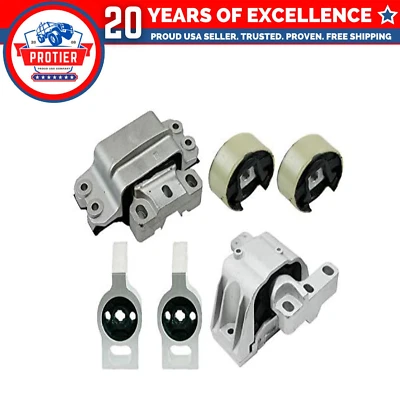 Juego de montaje de motor y transmisión automático para Volkswagen CC 2009 2,0 L 6 piezas: A6973, Foto 1 de 2