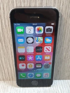 A1457 Apple iPhone 5s 16GB Grey (Black face) Vodafone Locked Grade C ED3101 - Afbeelding 1 van 6