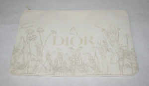 Christian DIOR Beauty Floral Zip Top Pouch Clutch Limited Ed. Cosmetic Bag NEW - Picture 1 of 5