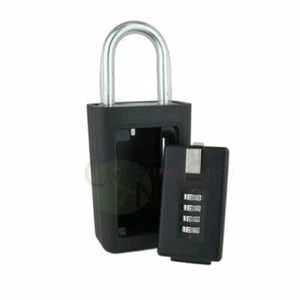 1 lockbox key storage lock box for realtor real estate 4 digit metal shell - Picture 1 of 3