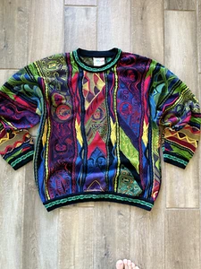 Gral 80er Coogi Currency Strickpullover - Bild 1 von 6