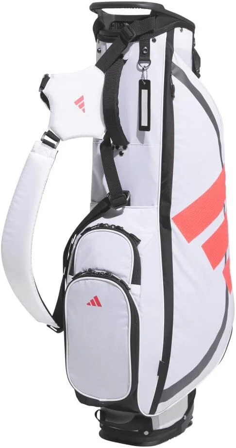 Мужская сумка Adidas Golf с подставкой ADIZERO 7,5 x 47 дюймов 2,3 кг белая KVH36 - Изображение 1 из 4