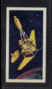 RANGER 1 SATELLITE - 60 + year old English Trade Card # 24 - Picture 1 of 2