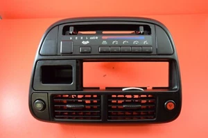 T1 96-98 Civic OEM Center Dash Climate Control AC Air Vent Radio Bezel Trim - Foto 1 di 10