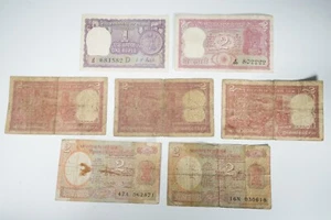 Lot of 7 INDIA Banknote - Picture 1 of 8