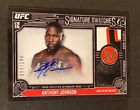 2016 TOPPS UFC MUSEUM COLLECTION ANTHONY ‘RUMBLE’ JOHNSON DUAL RELIC AUTO #d 149