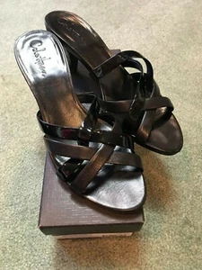 Cole Haan Air Alina Slide Black Pat Talla 8 en Caja - Imagen 1 de 3