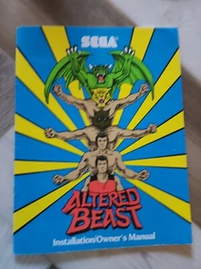 ORIGINAL SEGA ALTERED BEAST ARCADE GAME INSTALLATION/OWNER'S MANUAL - Picture 1 of 6