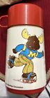 Vintage 1984 The Get Along Gang Characters Plastic Aladdin Thermos Red