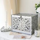 Silver+Wedding+Card+Box+for+Wedding+Reception%2C+Wooden+Card+Boxes+with+Lock