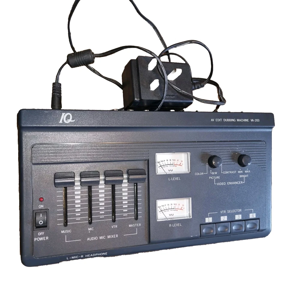 IQ - VA-203 AV Edit Dubbing Machine Mixer.Used. - Image 1 of 4