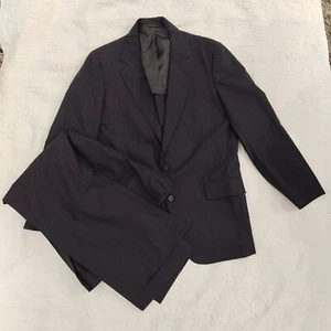 VTG Southwick Paul Stuart 2-pc. Men's Suit Navy Pinstripes  40-42R 34X28 Preppy - Picture 1 of 12