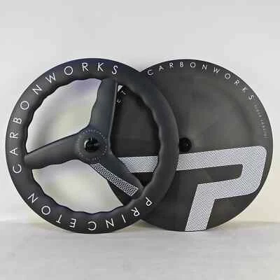 Bicicleta 700C Road Track TT onda delantera 3 radios ruedas de disco traseras llanta freno de disco Foto 1 de 4