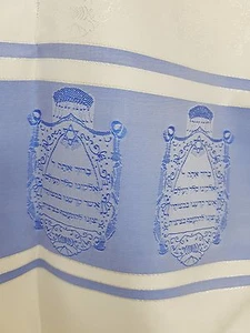 Chal de oración Talit Thalit 50X150 seda + kipá de Israel 100% kosher - Imagen 1 de 7
