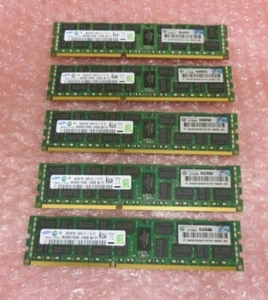 5 x HP Samsung M393B5170GB0-CH9Q9 500203-061 4GB PC3-10600 DDR3 ECC 240P CL9 - Picture 1 of 6