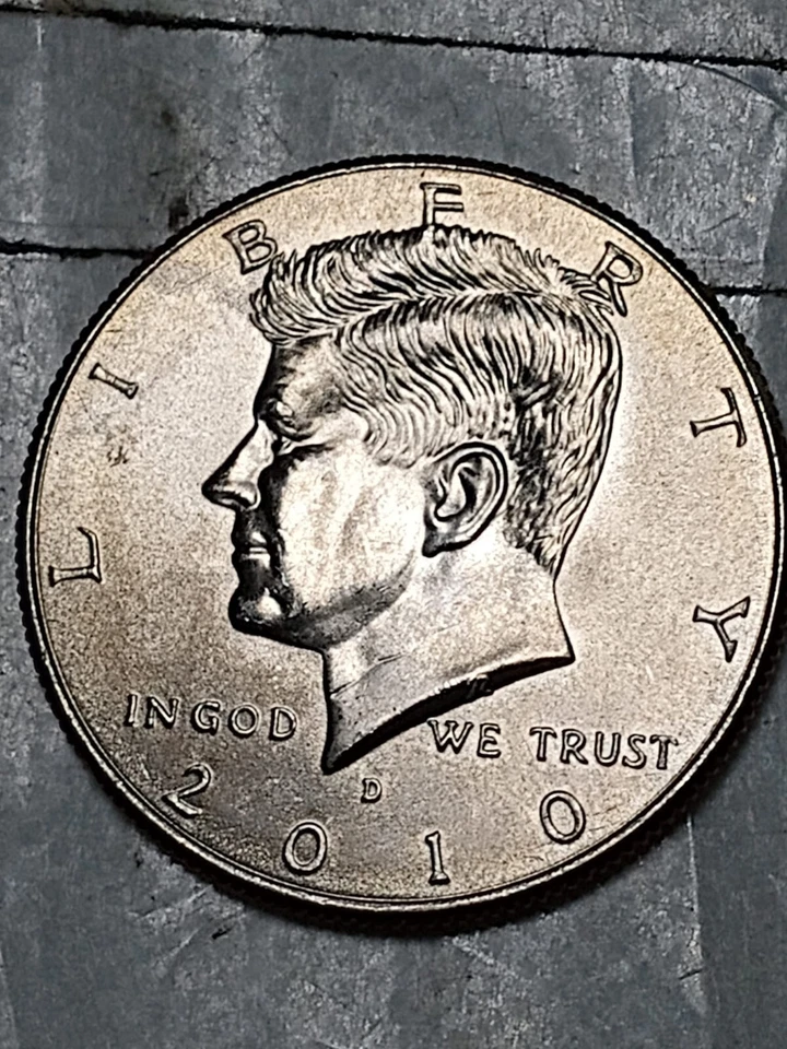 2010-D Brilliant Circulated  JFK Half Dollar Coin! - Image 1 of 4