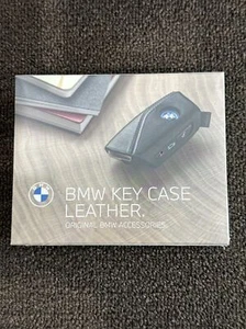 CHEAPEST OEM BMW Leather Key Case BLACK 82295A2C220 82-29-5-A2C-220 - Picture 1 of 5
