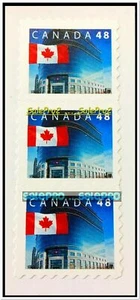 3x CANADA 2002 CANADIAN FLAG OVER BUILDING MINT FV FACE $1.44 RARE MNH STAMP LOT - Picture 1 of 2