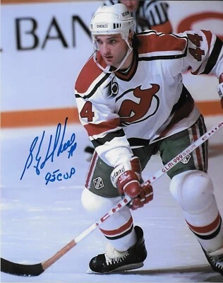 Coche. New Jersey Devils Stephane Richer 8x10 foto #10 con inscripción 95 taza Foto 1 de 4