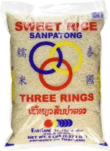 Thai Sticky Rice Sweet Rice 5 Lbs - Picture 1 of 5