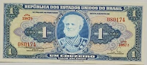 Serie 1987 A Republik Zwei Vereinigte Staaten Do Brasil Um Cruzeiro 080174 Papier - Bild 1 von 4