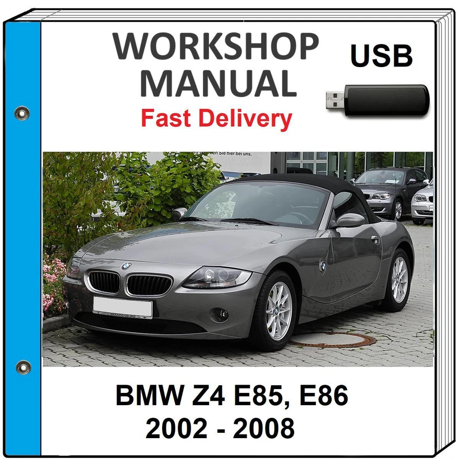 BMW Z4 2002 2003 2004 2005 2006 2007 2008 СЕРВИС РЕМОНТ МАСТЕРСКОЙ РУКОВОДСТВО USB - Изображение 1 из 1