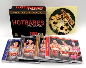 Videoke Hot Babes SPECIAL 4 PACK PLUS BONUS DISC (2003) VCD - Viva Records RARE - Picture 1 of 2