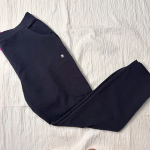 Figs Technical Collection Scrub-Hose gerades Bein grau blau Damen Medium Petite - Bild 1 von 11