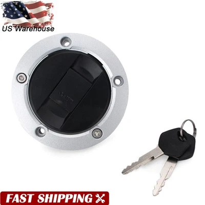 Fuel Gas Tank Cap w/keys For Suzuki Vstrom 650 DL650 2012-2016 DL1000 2014-2017 - Image 1 of 4