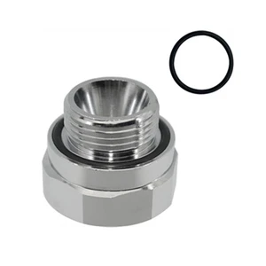 1 x Oil Drain Valve Adapter With O-ring For Vehicles 27mm-2.0 Thread Size - Picture 1 of 6
