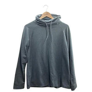 Suéter cuello capucha azul 32Degree Heat para mujer talla mediana - Imagen 1 de 7